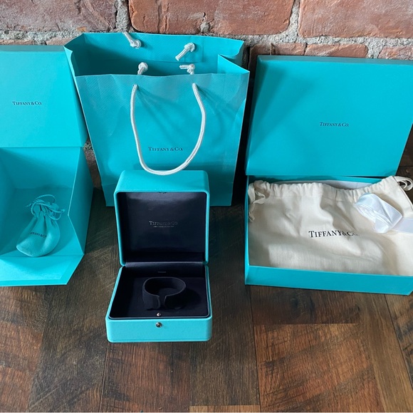 Tiffany & Co. Blue Jewelry Box Set with Bags & Boxes, Perfect for the Holidays - Picture 3 of 4